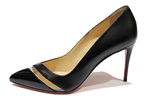Escarpins FABI En Cuir Lisse Noir - Doublure Cuir - Taille 39 (US 7.5) - Talons Hauts - Très Bon état Occasion